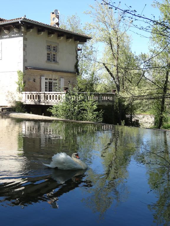 Hostellerie Restaurant Les Gorges De L'Aveyron Bruniquel Buitenkant foto